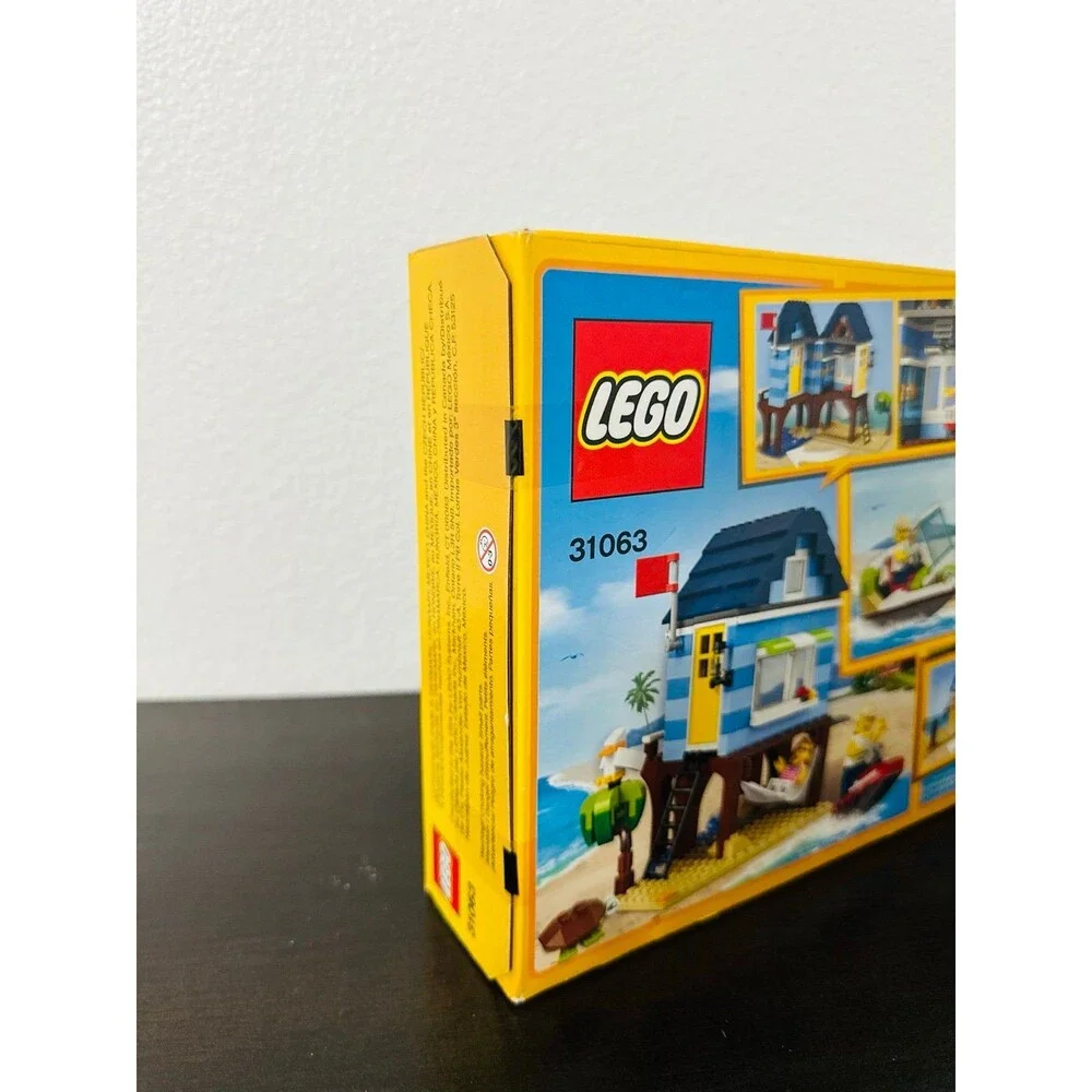 LEGO Creator 3-in-1 Beachside Vacation 31063 Retired New Sealed 275pcs